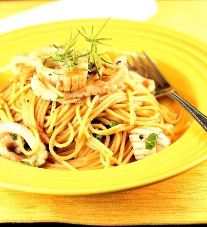 Spaghetti With Calamari Sauce