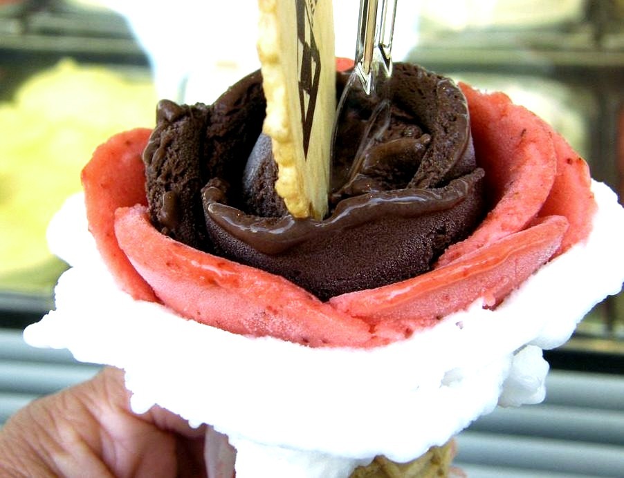 Floral Ice Cream Cone of Happiness